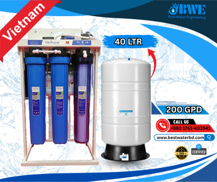 Wellsys 200 GPD RO Water Filter for home and office use in Bangladesh – Best Water BD