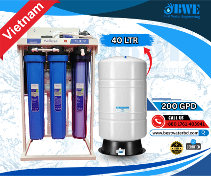 200 GPD Wellsys Vietnam Water Purifier with 40 Liter Tank - Best Water Engineering Bangladesh