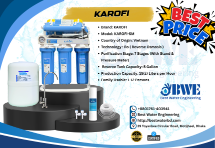 KAROFI Water Purifier – 7 Stage with Stand