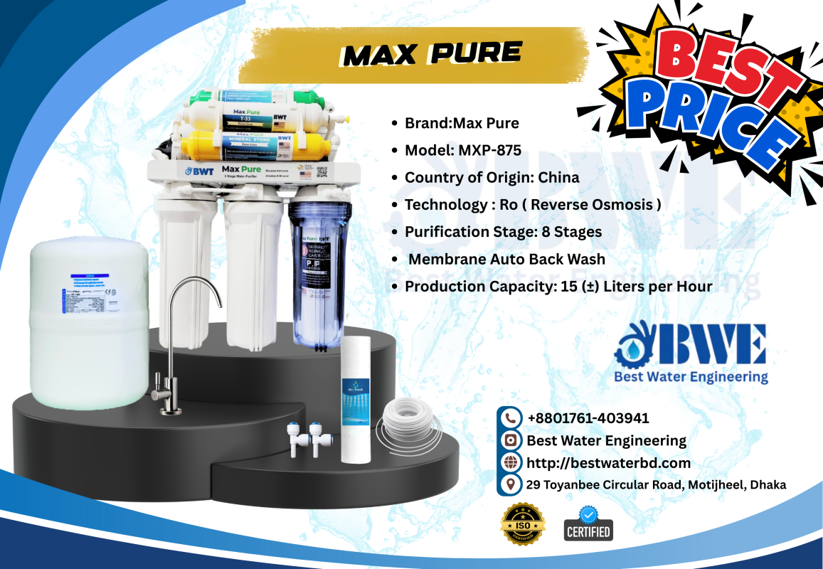 max pure water purifier
